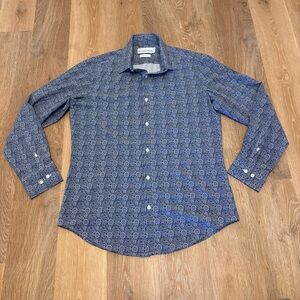 Mizzen + Main Leeward Large Trim Fit Paisley Print Performance Dress Shirt